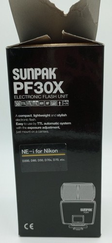 Sunpak pf30x electronic flash - sunpak,